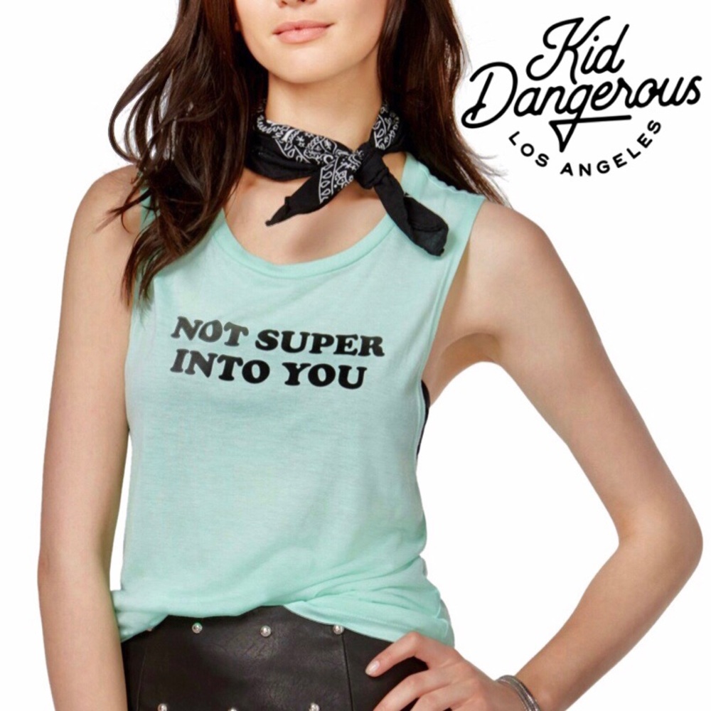 🖤Kid Dangerous Not Super Into You Sleeveless Tank